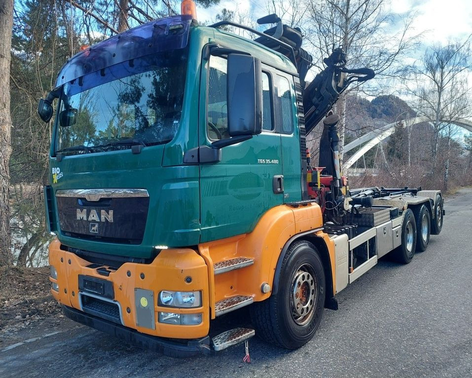 MAN TGS 35.480 8x4, E5, Fassi F235CXP Kran+Abroll MAN TGS 35.480 8x4, E5, Fassi F235CXP Kran+Abroll - Kranbil, Lastväxlare lastbil: bild 2 MAN TGS 35.480 8x4, E5, Fassi F235CXP Kran+Abroll MAN TGS 35.480 8x4, E5, Fassi F235CXP Kran+Abroll - Kranbil, Lastväxlare lastbil: bild 2
