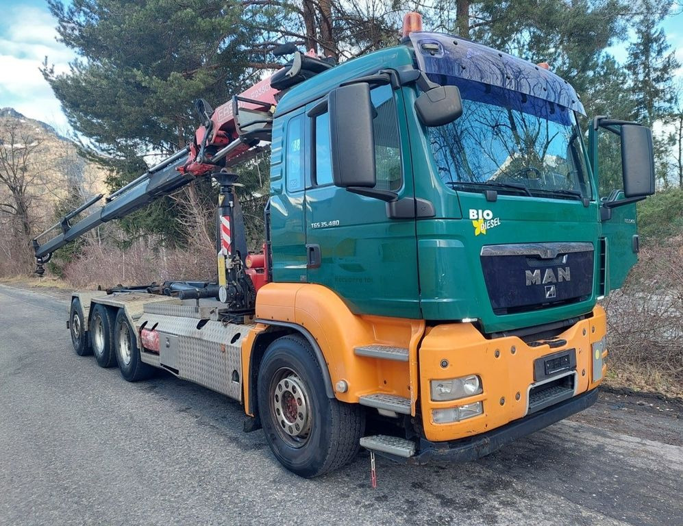 MAN TGS 35.480 8x4, E5, Fassi F235CXP Kran+Abroll MAN TGS 35.480 8x4, E5, Fassi F235CXP Kran+Abroll - Kranbil, Lastväxlare lastbil: bild 1 MAN TGS 35.480 8x4, E5, Fassi F235CXP Kran+Abroll MAN TGS 35.480 8x4, E5, Fassi F235CXP Kran+Abroll - Kranbil, Lastväxlare lastbil: bild 1