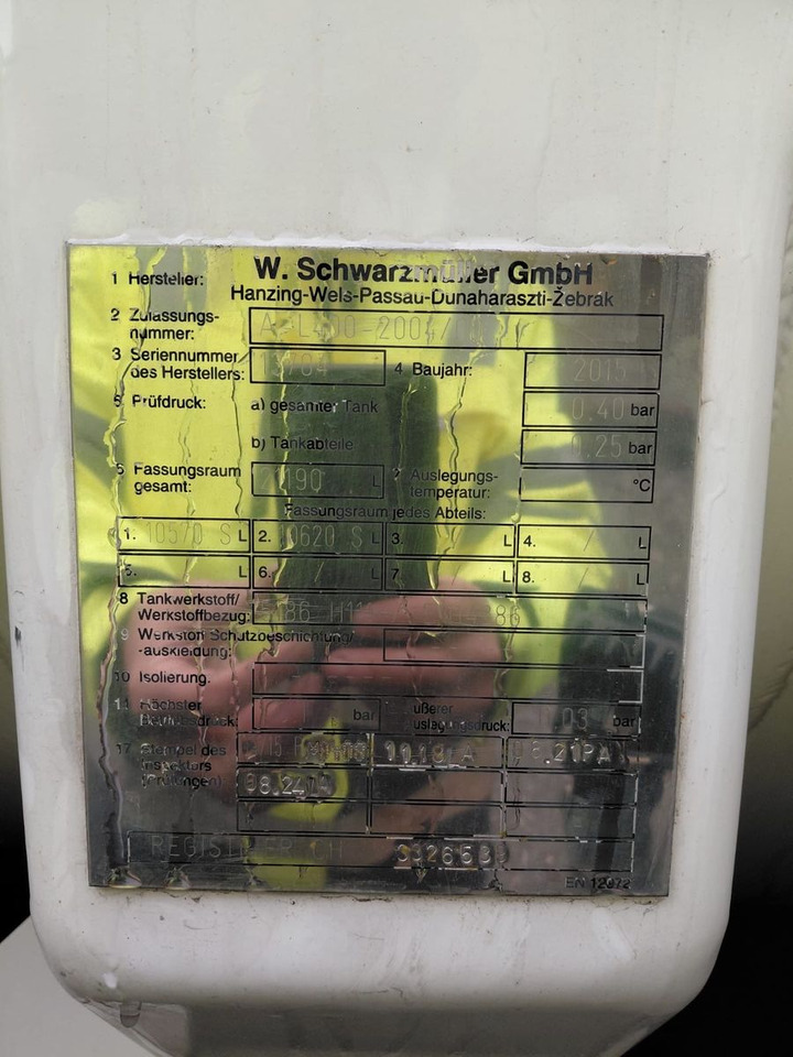 Leasa  Scania R450 LB 6x2, ADR, E6,Schwarzmüller,Diesel/Benzin Scania R450 LB 6x2, ADR, E6,Schwarzmüller,Diesel/Benzin: bild 14