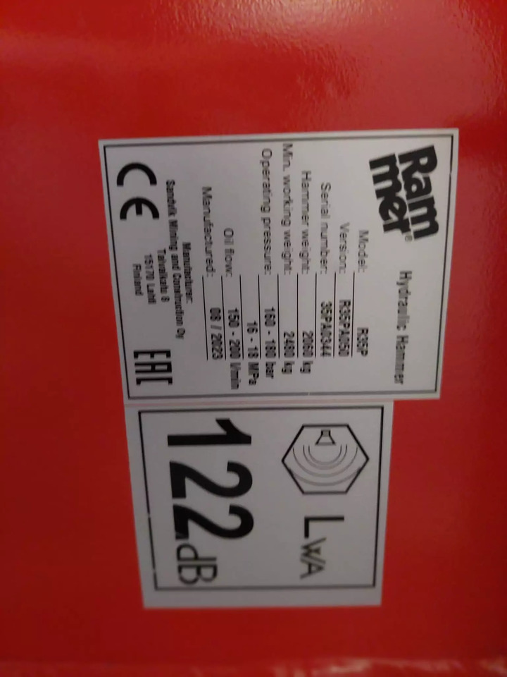 2023 Rammer R35P - Hydraulisk hammare: bild 3 2023 Rammer R35P - Hydraulisk hammare: bild 3