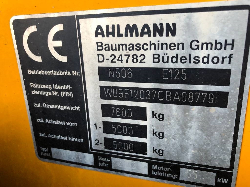 Ahlmann AF1200 Dismantled: only spare parts - Hjullastare: bild 5 Ahlmann AF1200 Dismantled: only spare parts - Hjullastare: bild 5