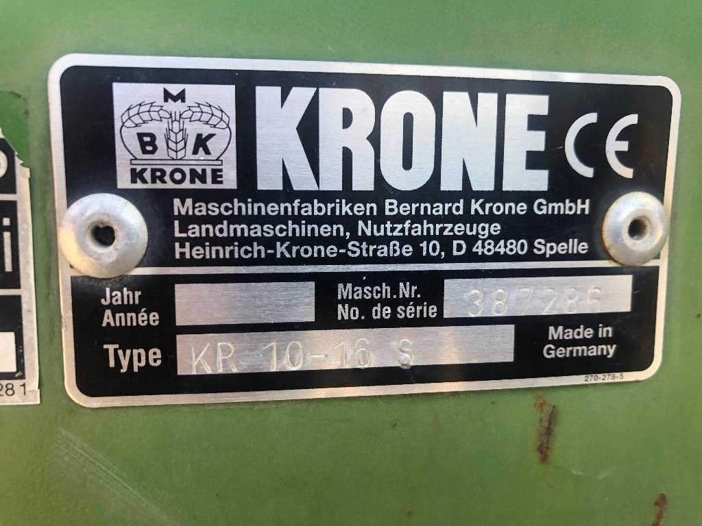 Krone KR 10-16 Dismantled: spare parts - Rundbalspress: bild 3 Krone KR 10-16 Dismantled: spare parts - Rundbalspress: bild 3