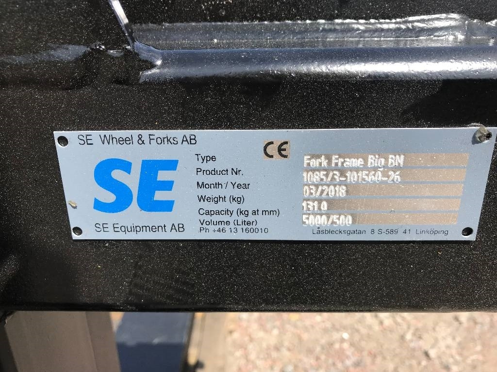 Pallgafflar 5 ton SE - Gafflar för Byggmaskiner: bild 4 Pallgafflar 5 ton SE - Gafflar för Byggmaskiner: bild 4