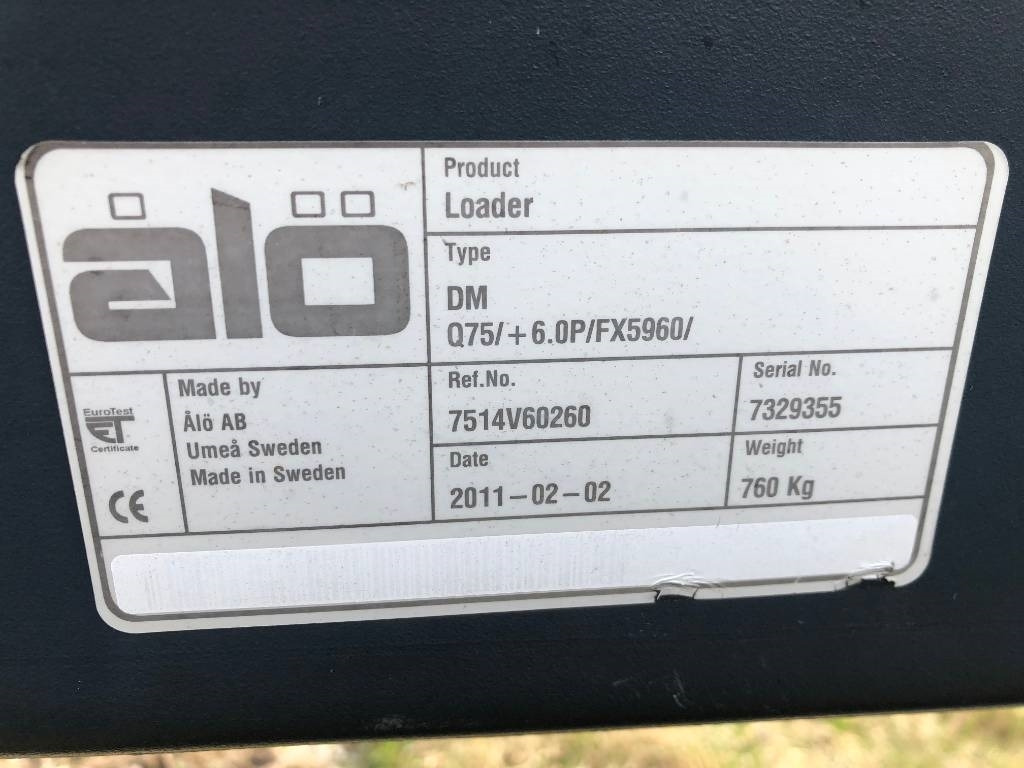 Reservdelar till Ålö / Trima Q75 Quicke - Frontlastar för traktor: bild 3 Reservdelar till Ålö / Trima Q75 Quicke - Frontlastar för traktor: bild 3