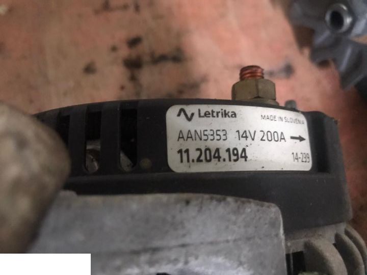 ALTERNATOR 11.204.194 AAN5353 MAHLE Letrika - Generator för Lantbruksmaskiner: bild 2 ALTERNATOR 11.204.194 AAN5353 MAHLE Letrika - Generator för Lantbruksmaskiner: bild 2