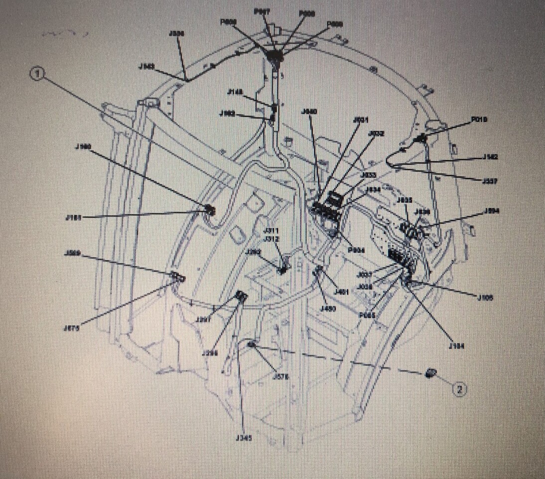 CLAAS ARION 640 WIĄZKI KABLI-KABINA - Kablar/ Ledningar för Lantbruksmaskiner: bild 1 CLAAS ARION 640 WIĄZKI KABLI-KABINA - Kablar/ Ledningar för Lantbruksmaskiner: bild 1