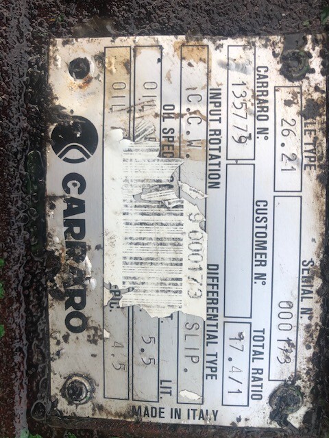 Carraro 26.21 , Carraro 18536 R obudowa mostu - Axel och reservdelar för Byggmaskiner: bild 3 Carraro 26.21 , Carraro 18536 R obudowa mostu - Axel och reservdelar för Byggmaskiner: bild 3