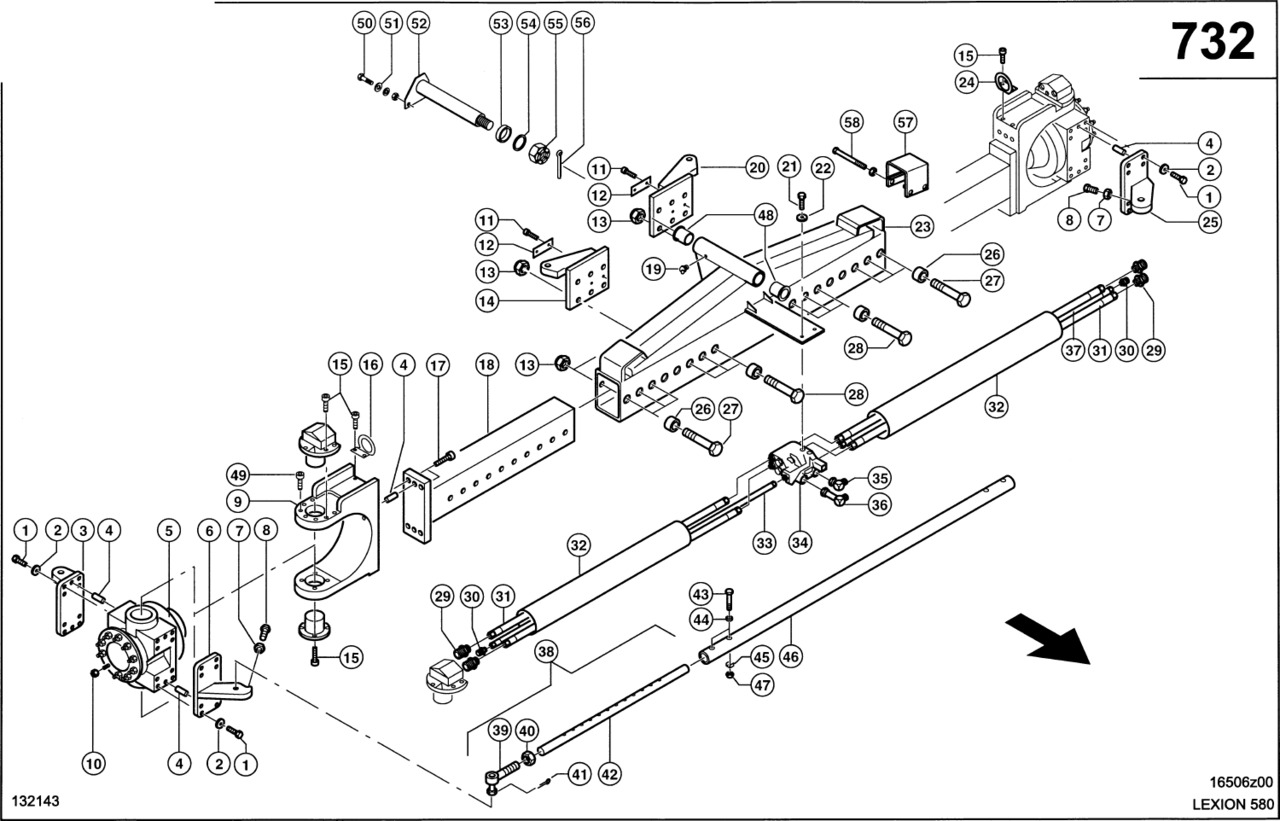 Claas Lexion 580 HYDR. SILNIK KOŁA 0007308540 (Napędzana oś kierowana "mud hog") - Hydraulmotor för Skördetröska: bild 1 Claas Lexion 580 HYDR. SILNIK KOŁA 0007308540 (Napędzana oś kierowana "mud hog") - Hydraulmotor för Skördetröska: bild 1