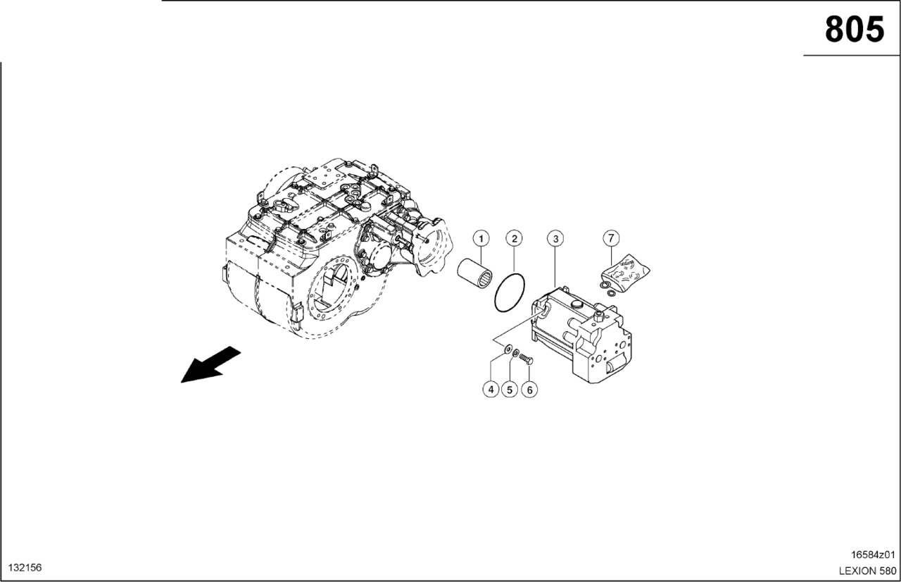 Claas Lexion 580 SILNIK HYDRAULICZNY 0007454980 (Hydrostatyczny napęd jezdny) - Hydraulmotor för Lantbruksmaskiner: bild 1 Claas Lexion 580 SILNIK HYDRAULICZNY 0007454980 (Hydrostatyczny napęd jezdny) - Hydraulmotor för Lantbruksmaskiner: bild 1