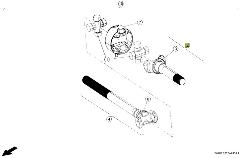 Claas Xerion 4000 - mechanizm róźnicowy dyferencjał - oś wtykana 0014996660 - Differential för Lantbruksmaskiner: bild 1 Claas Xerion 4000 - mechanizm róźnicowy dyferencjał - oś wtykana 0014996660 - Differential för Lantbruksmaskiner: bild 1