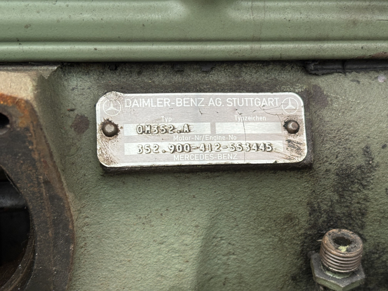 Daimler Benz Mercedes OM352 352.900 Silnik Części Blok - Motor och reservdelar för Lantbruksmaskiner: bild 2 Daimler Benz Mercedes OM352 352.900 Silnik Części Blok - Motor och reservdelar för Lantbruksmaskiner: bild 2