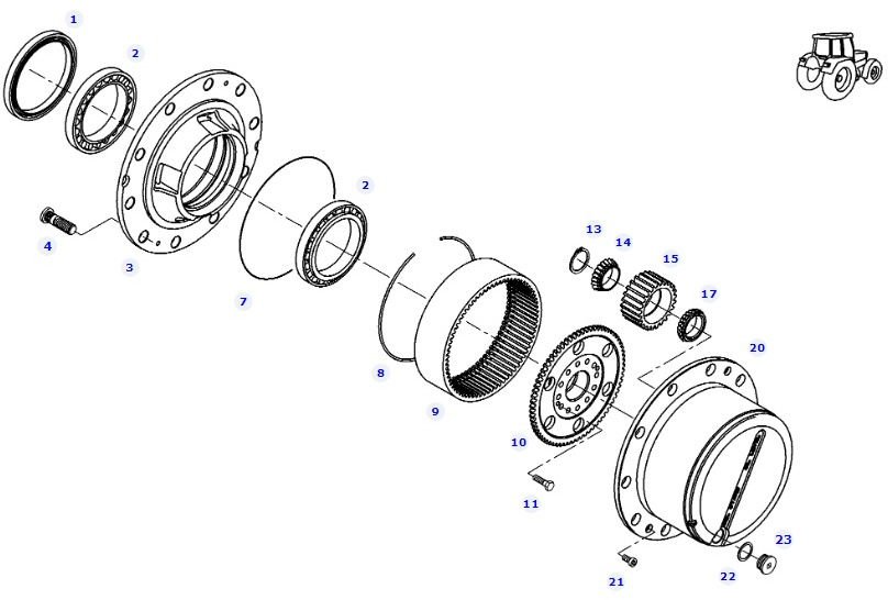 Fendt 828 S4 Vario - most przedni - obudowa osi 755/137 F835300020370 - Framaxel för Lantbruksmaskiner: bild 1 Fendt 828 S4 Vario - most przedni - obudowa osi 755/137 F835300020370 - Framaxel för Lantbruksmaskiner: bild 1