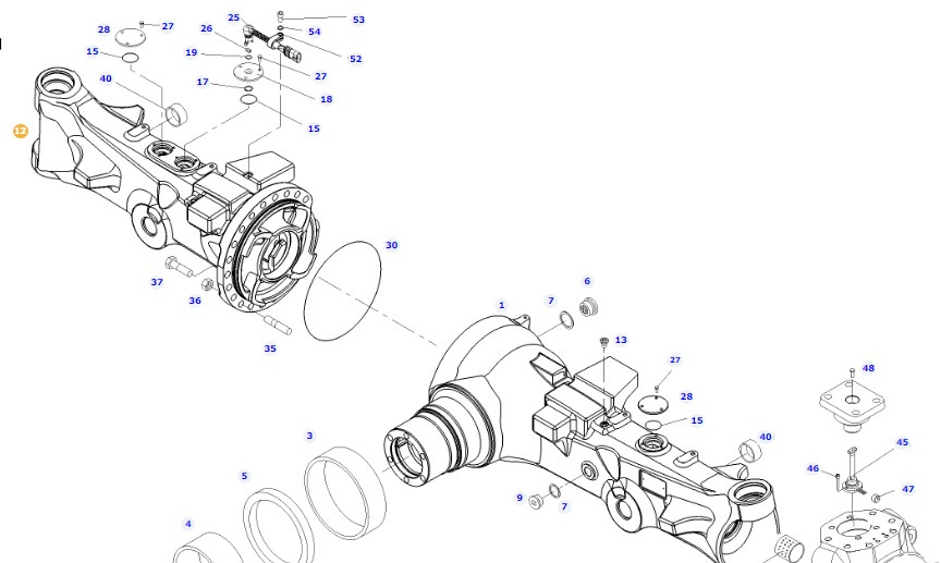 Fendt 828 S4 Vario - most przedni - oś przednia prawa 755/137 F835300020160 - Framaxel för Lantbruksmaskiner: bild 1 Fendt 828 S4 Vario - most przedni - oś przednia prawa 755/137 F835300020160 - Framaxel för Lantbruksmaskiner: bild 1