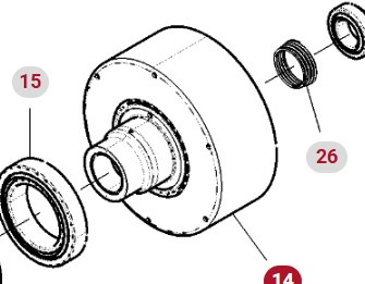 Fendt 930 933 936 939 942 Vario Gen 6 Obudowa Sprzęgła WOM CZĘŚCI H218PH0150010 - Koppling och reservdelar för Traktor: bild 1 Fendt 930 933 936 939 942 Vario Gen 6 Obudowa Sprzęgła WOM CZĘŚCI H218PH0150010 - Koppling och reservdelar för Traktor: bild 1