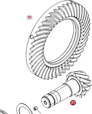 Fendt Vario 1038 1042 1046 1050 GEN 3 Atak Koło Koronowe Wałek Zębaty 530150410530 530150410540 - Transmission för Lantbruksmaskiner: bild 1 Fendt Vario 1038 1042 1046 1050 GEN 3 Atak Koło Koronowe Wałek Zębaty 530150410530 530150410540 - Transmission för Lantbruksmaskiner: bild 1