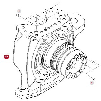 Fendt Vario 1038 1042 1046 1050 GEN 3 Obudowa Łączona Prawa Lewa F530300220220 F530300220230 - Transmission för Lantbruksmaskiner: bild 1 Fendt Vario 1038 1042 1046 1050 GEN 3 Obudowa Łączona Prawa Lewa F530300220220 F530300220230 - Transmission för Lantbruksmaskiner: bild 1