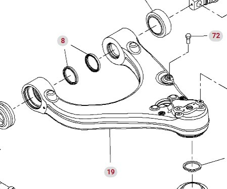 Fendt Vario 1038 1042 1046 1050 GEN 3 Wahacz Kompletny Prawy Prawa Strona F530300051090 - Momentstag för Lantbruksmaskiner: bild 1 Fendt Vario 1038 1042 1046 1050 GEN 3 Wahacz Kompletny Prawy Prawa Strona F530300051090 - Momentstag för Lantbruksmaskiner: bild 1