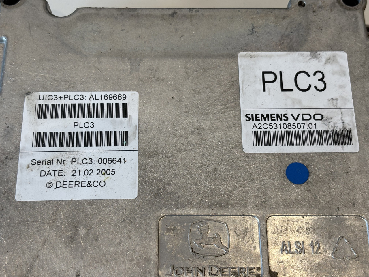 John Deere 6920 Moduł Sterownik UIC3 + PLC3 AL169689 A2C53108507.01 A2C53098813.03 - Kontrollenhet för Lantbruksmaskiner: bild 2 John Deere 6920 Moduł Sterownik UIC3 + PLC3 AL169689 A2C53108507.01 A2C53098813.03 - Kontrollenhet för Lantbruksmaskiner: bild 2