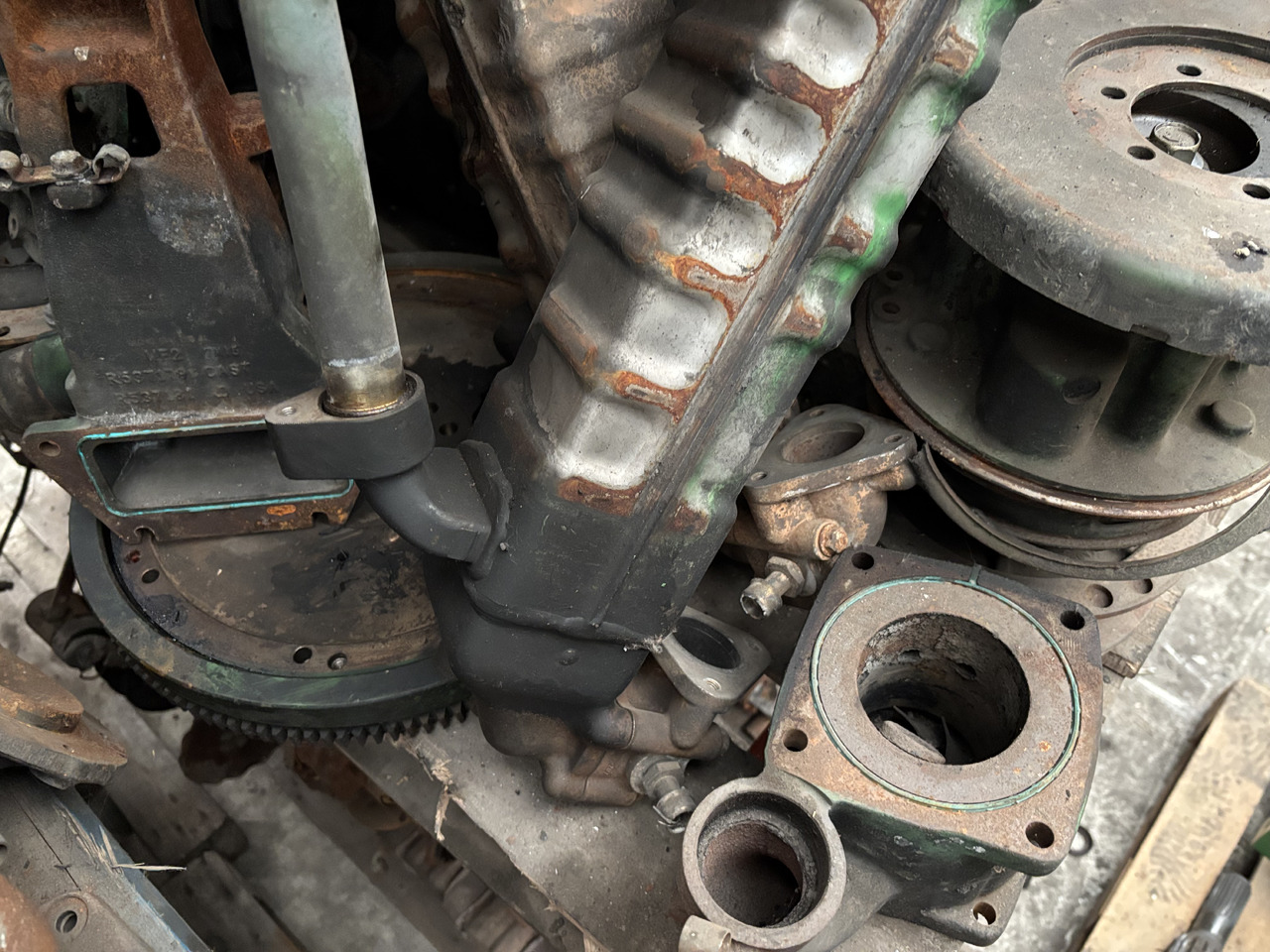 John Deere 7230 7280 8260 8310 9370 670 Silnik Blok Koło Zamachowe CZĘŚCI RE538143 R537181 - Svänghjul för Lantbruksmaskiner: bild 3 John Deere 7230 7280 8260 8310 9370 670 Silnik Blok Koło Zamachowe CZĘŚCI RE538143 R537181 - Svänghjul för Lantbruksmaskiner: bild 3