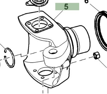 John Deere 7830 Jarzmo Przegub Zwrotnica Przekładnia Prawa R155627 - Styrspindel för Lantbruksmaskiner: bild 1 John Deere 7830 Jarzmo Przegub Zwrotnica Przekładnia Prawa R155627 - Styrspindel för Lantbruksmaskiner: bild 1