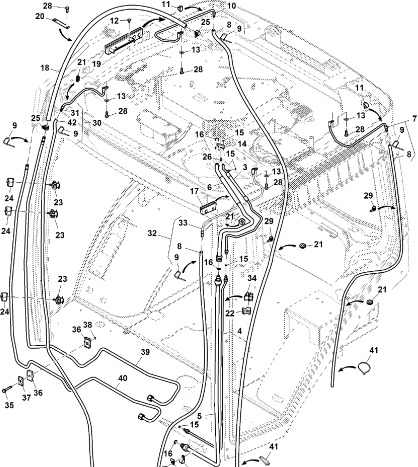 John Deere 9470RX - Linia RE579566 (HVAC) - Värme/ Ventilation för Lantbruksmaskiner: bild 1 John Deere 9470RX - Linia RE579566 (HVAC) - Värme/ Ventilation för Lantbruksmaskiner: bild 1
