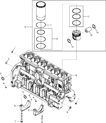 John Deere 9470RX - Pokrywa łoźyska R518573 (Silnik) - Motorlager för Lantbruksmaskiner: bild 1 John Deere 9470RX - Pokrywa łoźyska R518573 (Silnik) - Motorlager för Lantbruksmaskiner: bild 1
