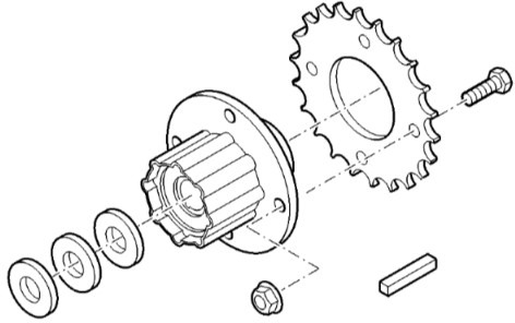 John Deere 9780CTS 9780 CTS Sprzęgło Poślizgowe BZ100053 - Koppling och reservdelar för Lantbruksmaskiner: bild 1 John Deere 9780CTS 9780 CTS Sprzęgło Poślizgowe BZ100053 - Koppling och reservdelar för Lantbruksmaskiner: bild 1