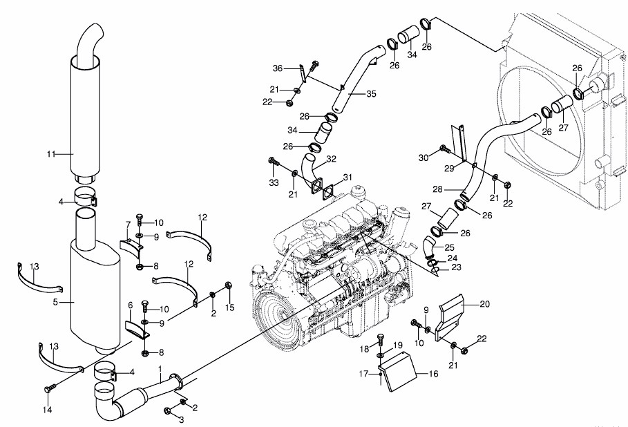 Krone Big M II - rura wydechowa tłumik tłumnik - Ljuddämpare för Lantbruksmaskiner: bild 1 Krone Big M II - rura wydechowa tłumik tłumnik - Ljuddämpare för Lantbruksmaskiner: bild 1