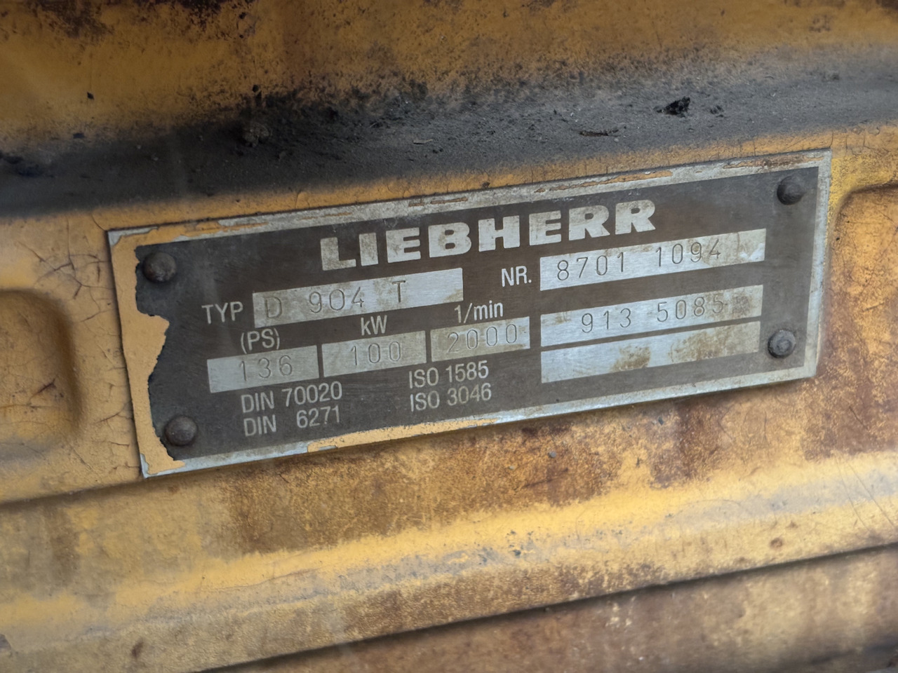 Liebherr D904T D 904 T Silnik Kompletny Blok Koło Zamachowe Wał Korbowy Pokrywa Miska CZĘŚCI - Svänghjul för Lantbruksmaskiner: bild 1 Liebherr D904T D 904 T Silnik Kompletny Blok Koło Zamachowe Wał Korbowy Pokrywa Miska CZĘŚCI - Svänghjul för Lantbruksmaskiner: bild 1