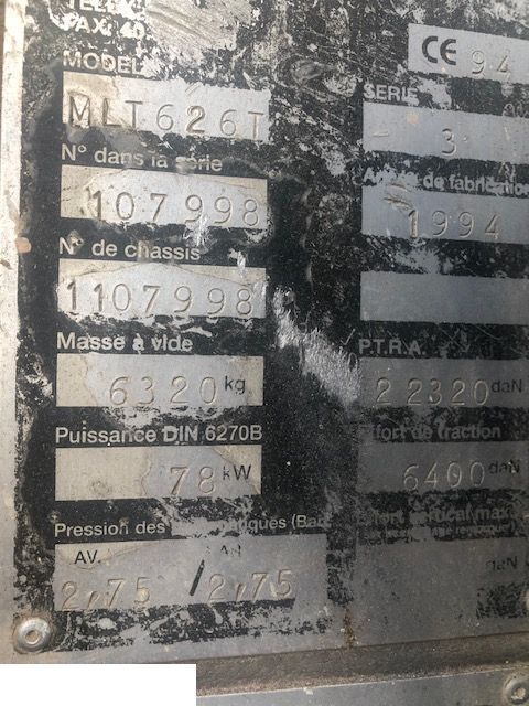 Manitou 628 - Kabina - Hytt för Teleskoplastar: bild 3 Manitou 628 - Kabina - Hytt för Teleskoplastar: bild 3