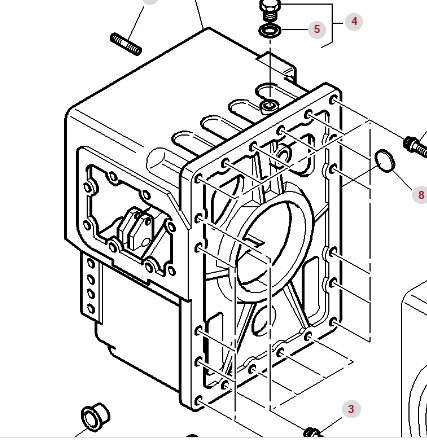 Massey Ferguson 6497 6499 Obudowa Pośrednia 3716414M4 - Axel och reservdelar för Lantbruksmaskiner: bild 1 Massey Ferguson 6497 6499 Obudowa Pośrednia 3716414M4 - Axel och reservdelar för Lantbruksmaskiner: bild 1