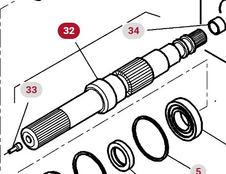 Massey Ferguson 7516 Wał Przedniej Osi 4301709M94 - Framaxel för Lantbruksmaskiner: bild 1 Massey Ferguson 7516 Wał Przedniej Osi 4301709M94 - Framaxel för Lantbruksmaskiner: bild 1