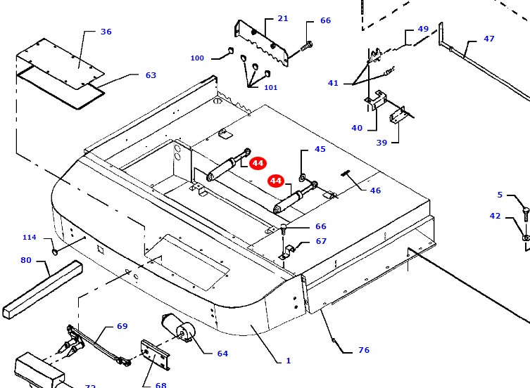 Massey Fergusson MF 30 32 - siłownik gazowy szyberdachu D45061900 - Vindruta för Lantbruksmaskiner: bild 1 Massey Fergusson MF 30 32 - siłownik gazowy szyberdachu D45061900 - Vindruta för Lantbruksmaskiner: bild 1