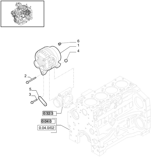 New Holland T6010 T6090 T6070 Regenerowany alterna 12v, 120a, w/ pulley 84141452R - Generator för Traktor: bild 1 New Holland T6010 T6090 T6070 Regenerowany alterna 12v, 120a, w/ pulley 84141452R - Generator för Traktor: bild 1