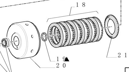 New Holland TM165 TM155 TM150 TM140 TM145 TM 180 Obudowa z tarczami Zestaw 5167836 5167875 - Kopplingslamell för Lantbruksmaskiner: bild 1 New Holland TM165 TM155 TM150 TM140 TM145 TM 180 Obudowa z tarczami Zestaw 5167836 5167875 - Kopplingslamell för Lantbruksmaskiner: bild 1