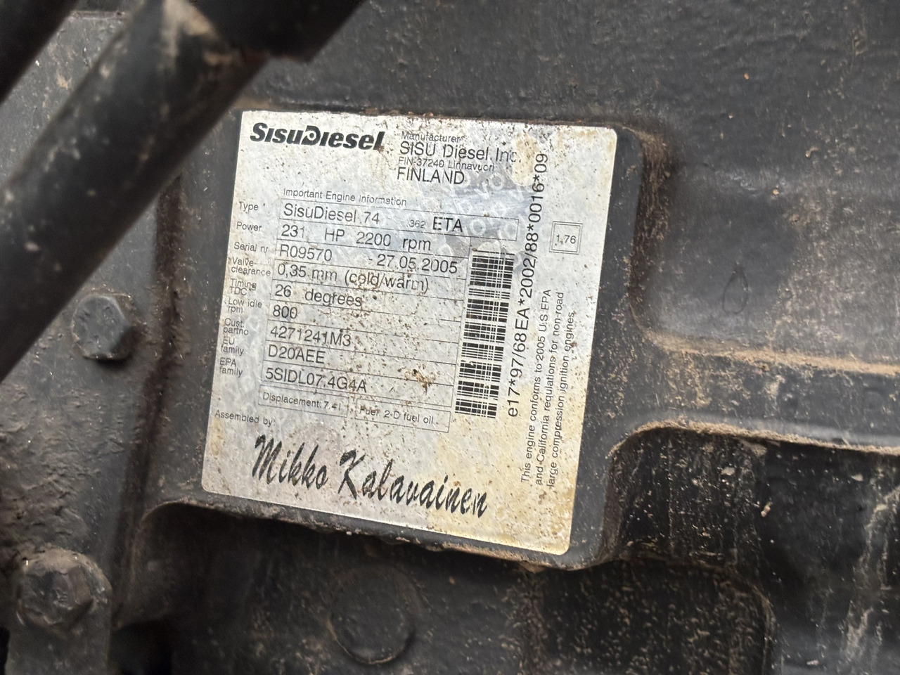 Sisu Diesel 74 234 ETA 181 5SIDL07.4G4A Silnik Słupek Blok Kolektor Koło Zamachowe Pokrywa CZĘŚCI - Svänghjul för Lantbruksmaskiner: bild 3 Sisu Diesel 74 234 ETA 181 5SIDL07.4G4A Silnik Słupek Blok Kolektor Koło Zamachowe Pokrywa CZĘŚCI - Svänghjul för Lantbruksmaskiner: bild 3