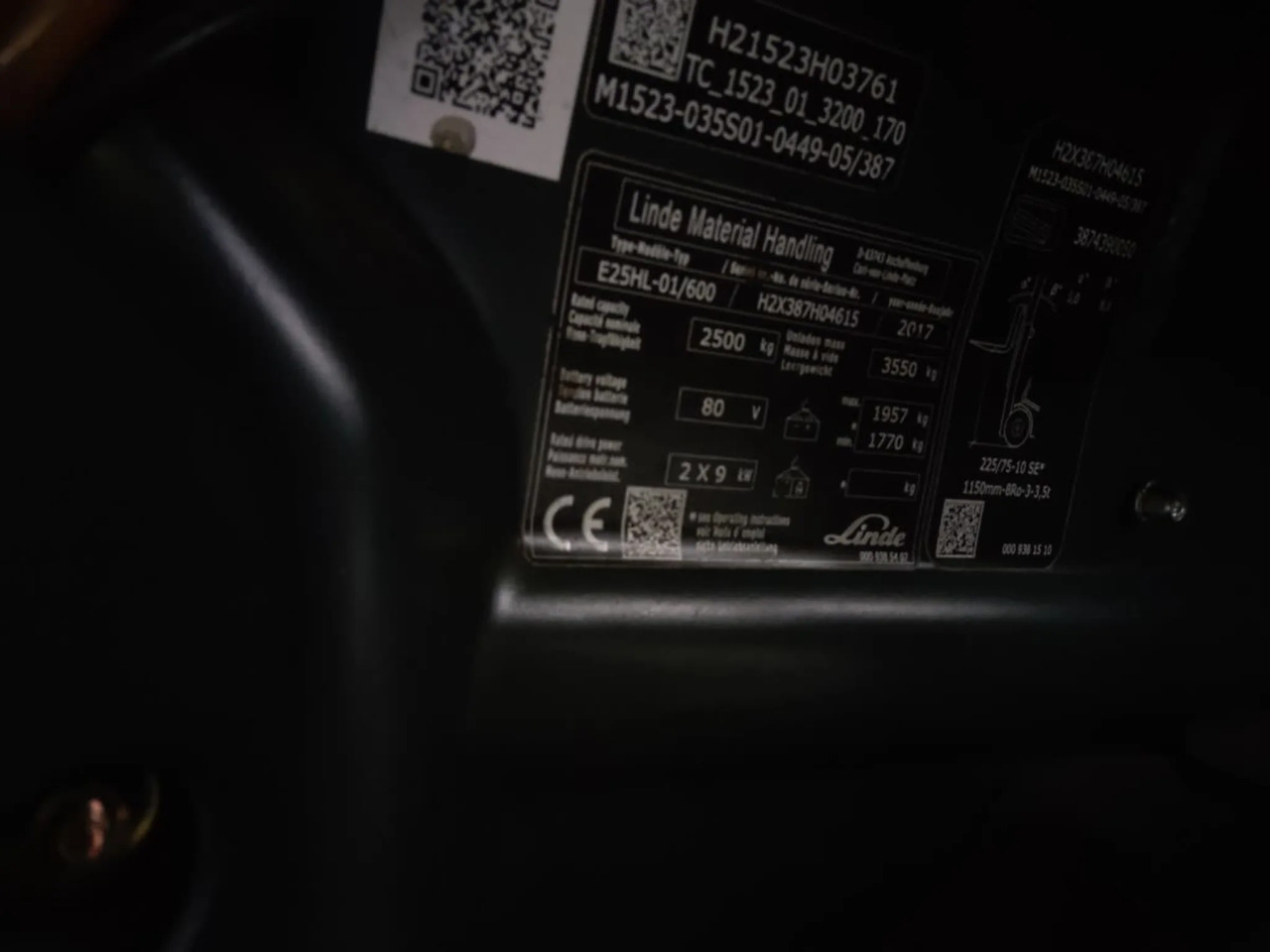 Linde E25HL-01/600 - Eltruck: bild 5 Linde E25HL-01/600 - Eltruck: bild 5