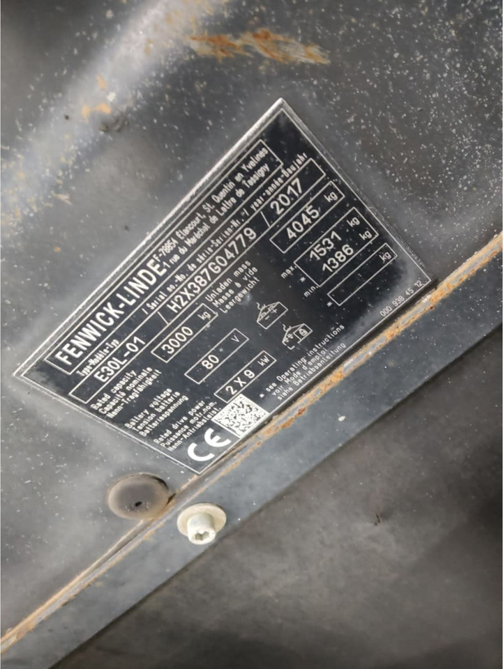 Linde E30L-01 - Eltruck: bild 2 Linde E30L-01 - Eltruck: bild 2