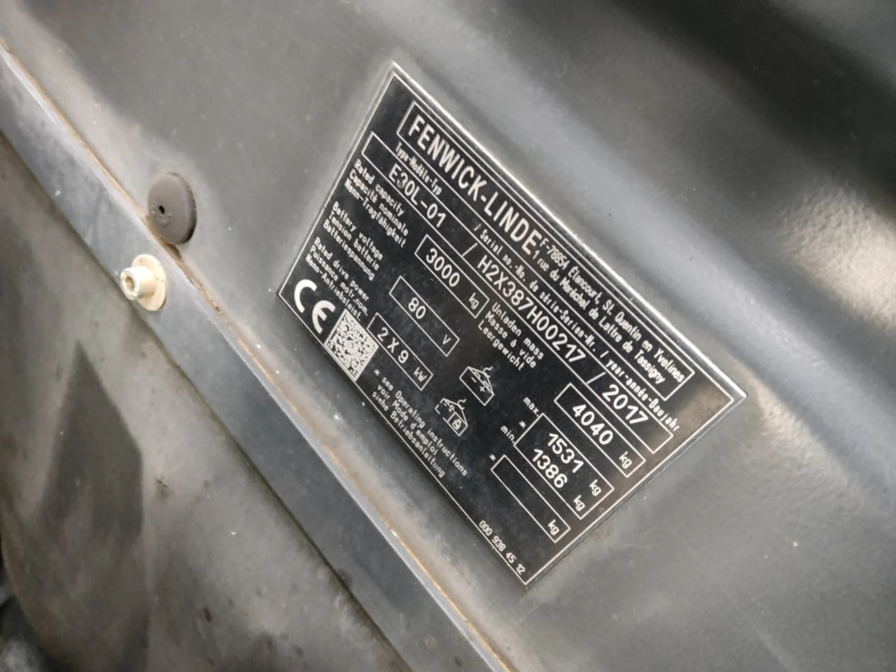 Linde E30L-01 - Eltruck: bild 2 Linde E30L-01 - Eltruck: bild 2