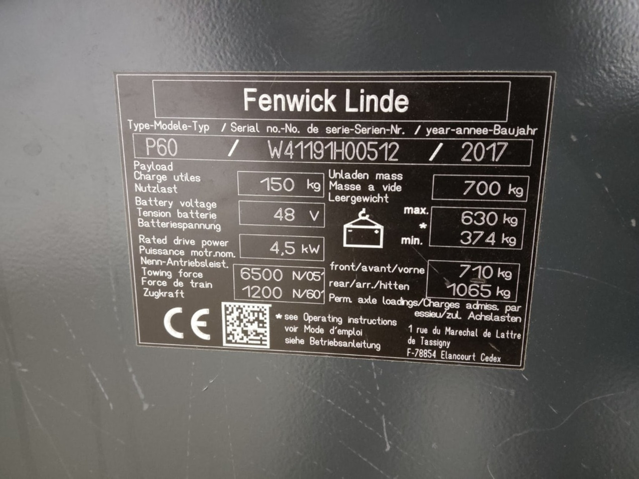 Linde P60 - Dragtruck: bild 5 Linde P60 - Dragtruck: bild 5