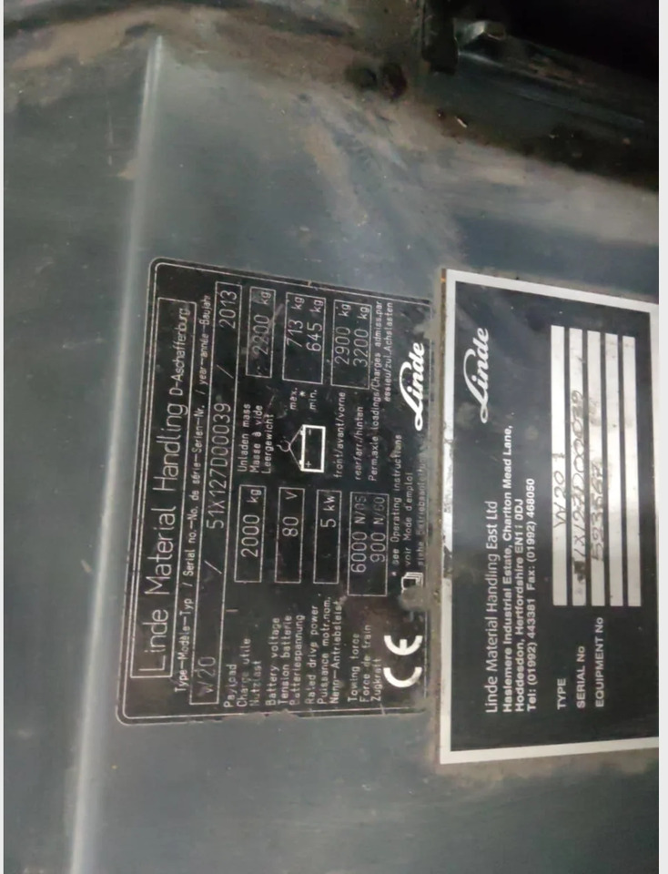 Linde W20 - Dragtruck: bild 5 Linde W20 - Dragtruck: bild 5