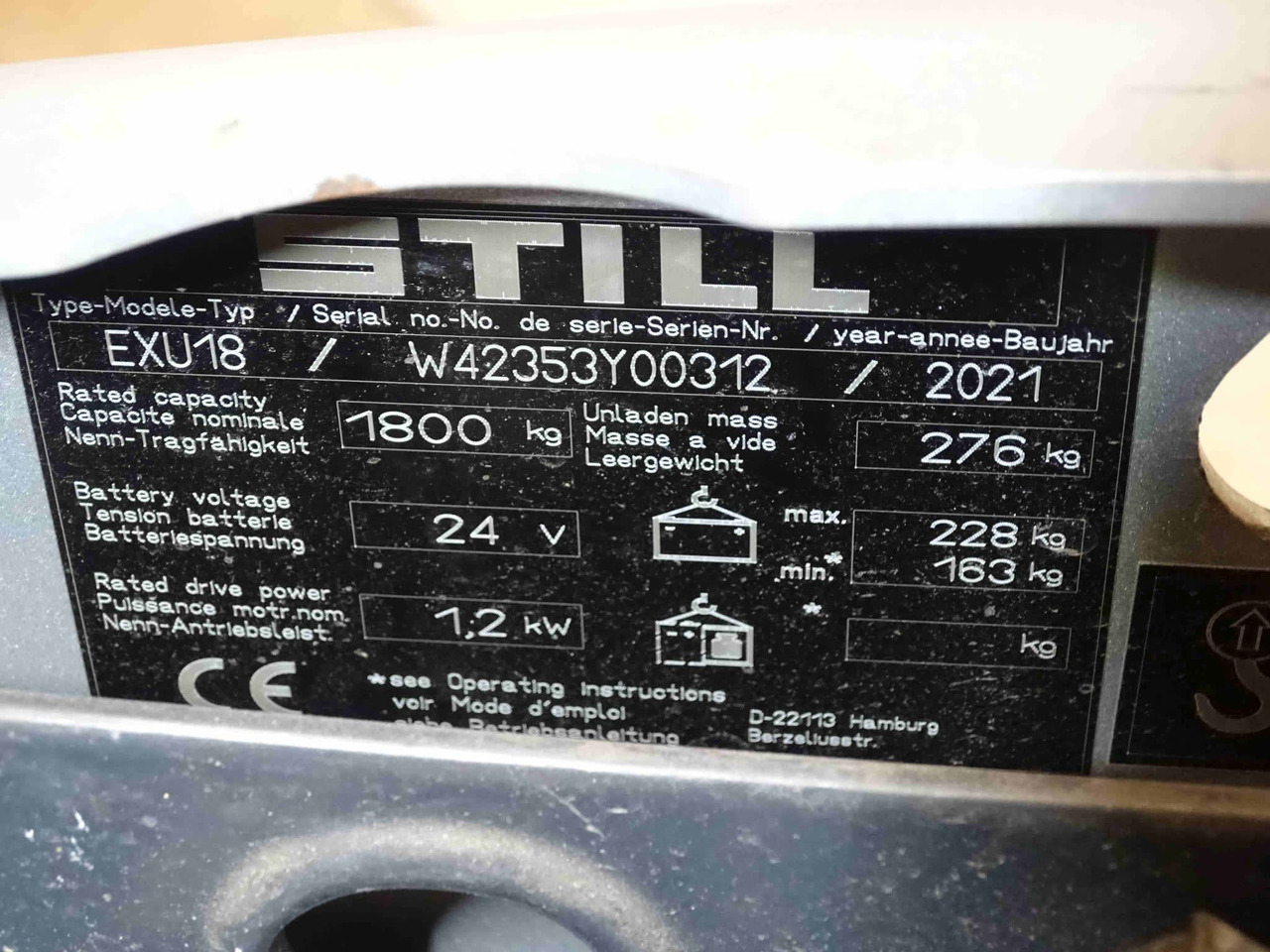 STILL EXU18 - Låglyftar: bild 5 STILL EXU18 - Låglyftar: bild 5