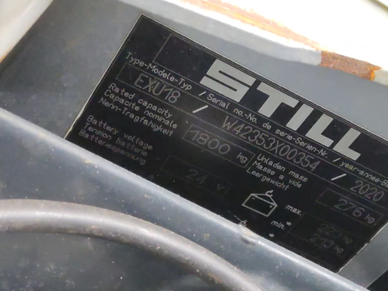 STILL EXU18 - Låglyftar: bild 2 STILL EXU18 - Låglyftar: bild 2