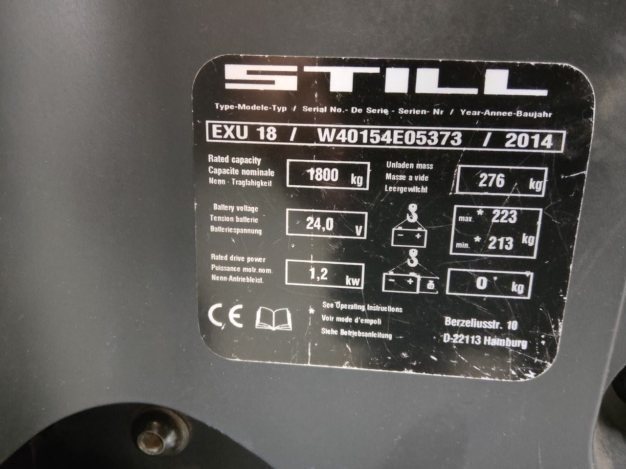 STILL EXU18 - Låglyftar: bild 5 STILL EXU18 - Låglyftar: bild 5