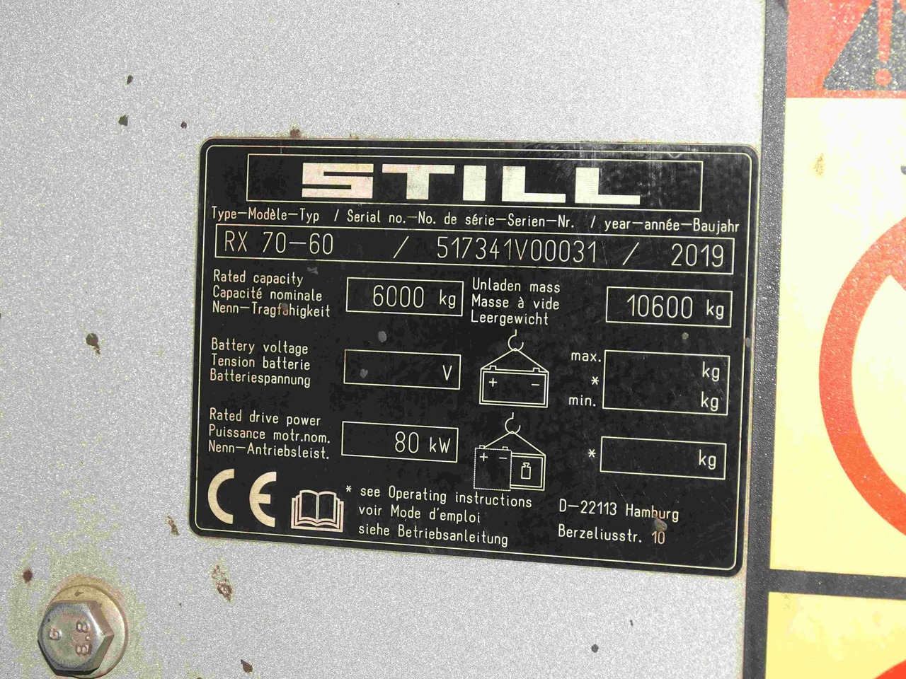 STILL RX70-60 - Dieseltruck: bild 5 STILL RX70-60 - Dieseltruck: bild 5