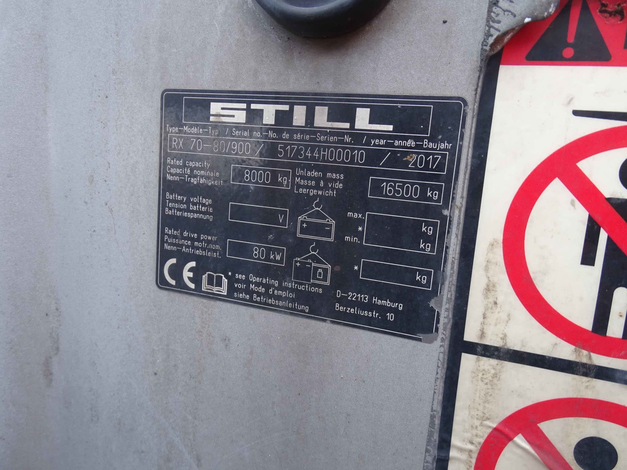 STILL RX70-80/900 - Dieseltruck: bild 4 STILL RX70-80/900 - Dieseltruck: bild 4