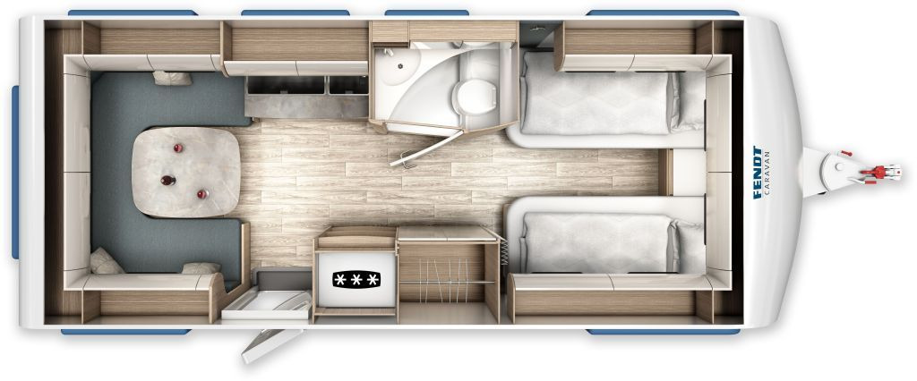 Fendt Tendenza 550 SG 2026 Safety 2000kg +++ - Husvagn: bild 2 Fendt Tendenza 550 SG 2026 Safety 2000kg +++ - Husvagn: bild 2