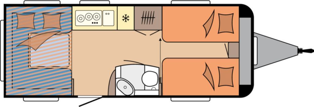 Hobby De Luxe 515 UHL mit Extras, Lagerabverkauf! - Husvagn: bild 2 Hobby De Luxe 515 UHL mit Extras, Lagerabverkauf! - Husvagn: bild 2
