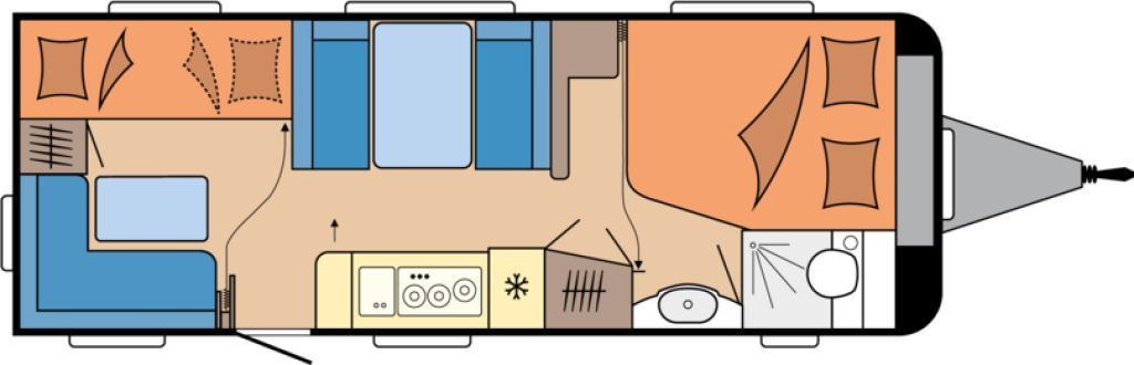 Hobby Excellent Edition 650 KMFe 2025 2200kg., Teppich - Husvagn: bild 2 Hobby Excellent Edition 650 KMFe 2025 2200kg., Teppich - Husvagn: bild 2