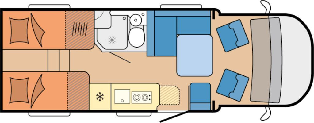Hobby PRESTIGE T 710 GE 2026 180PS Autom. Voll LED +++ - Halvintegrerad husbil: bild 2 Hobby PRESTIGE T 710 GE 2026 180PS Autom. Voll LED +++ - Halvintegrerad husbil: bild 2